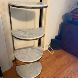 Marble Standing Shelf Unit