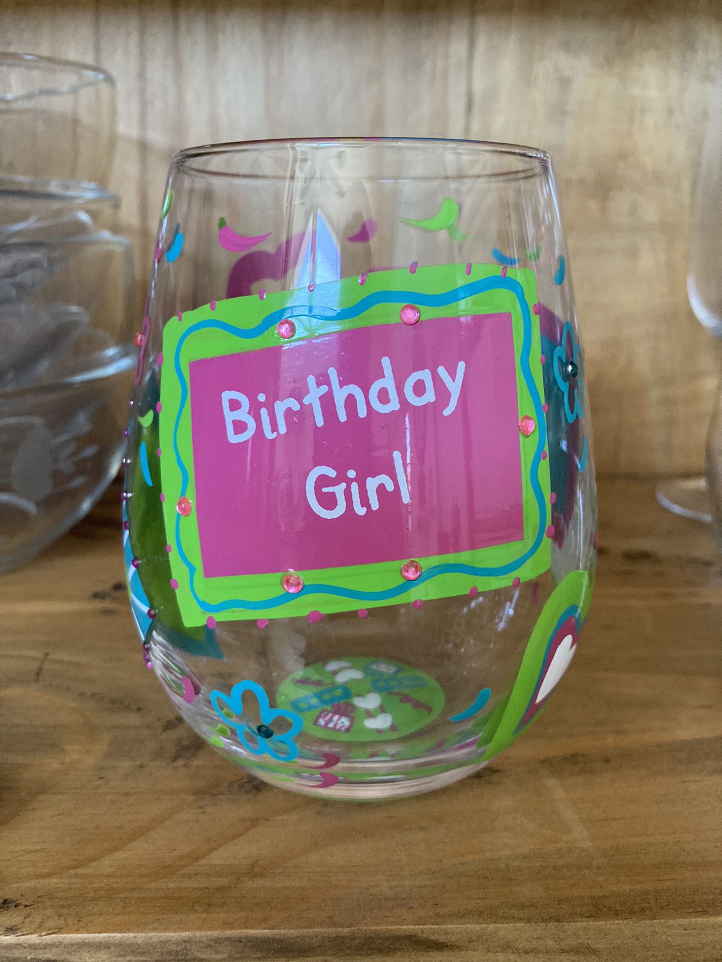 Birthday Girl Glass