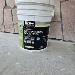 BEHR PREMIUM WOOD COATING Waterproofing wood finish