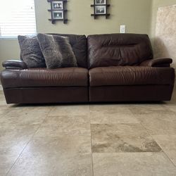 Real Leather Electric Sofa