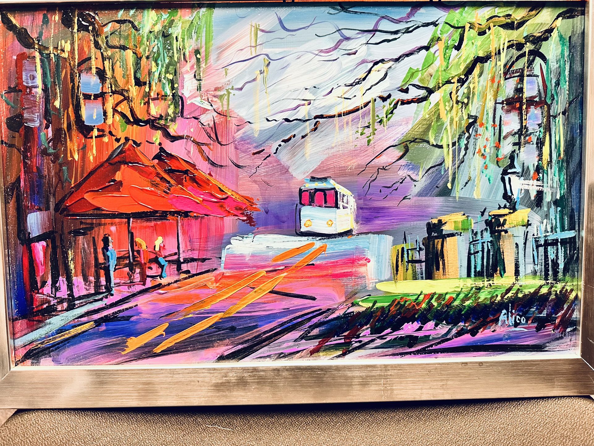 Stunning Original Paul Alico Oil Painting,signed