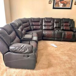 BRAND GIGANTIC OVERSIZED RECLINER SECTIONAL $1575