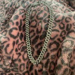 Silver Chain Link Necklace 