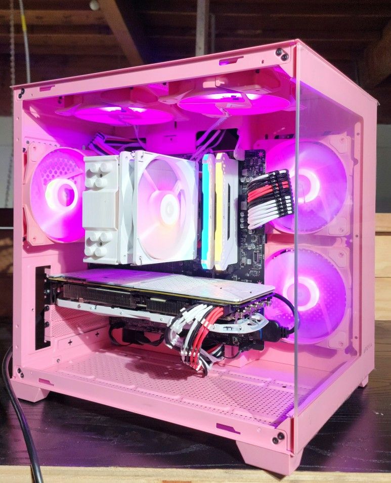 Gaming PC (Pink) Ryzen 5 GTX 1080ti