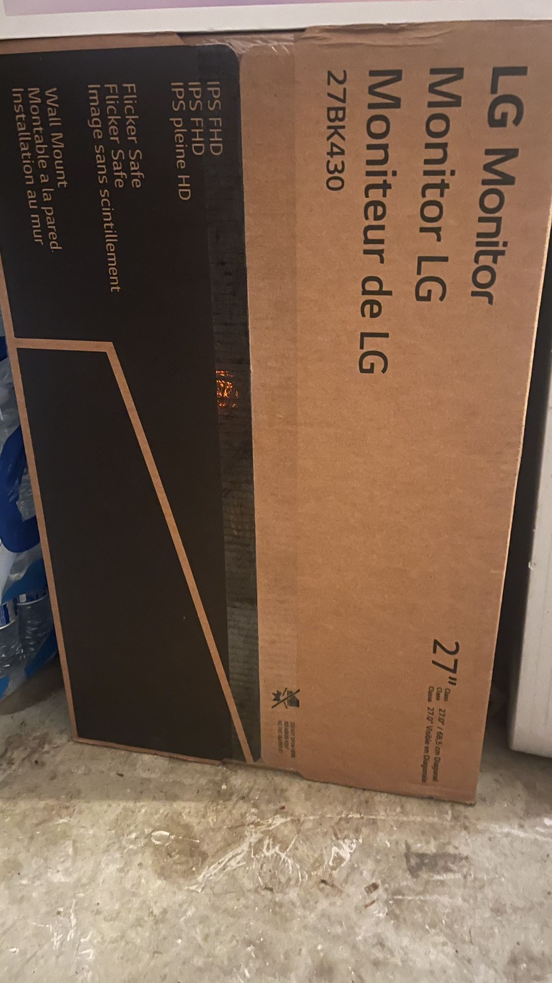 LG 27" 27BK430H-B IPS FHD Monitor new in the box