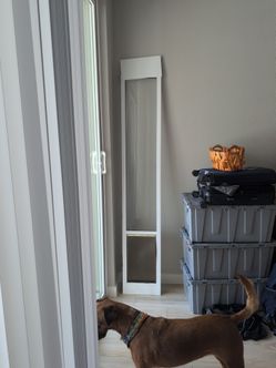 Medium PetSafe Sliding Door Insert Dog Flap 80 and 11/16in