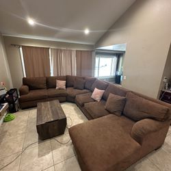 Brown Sectional