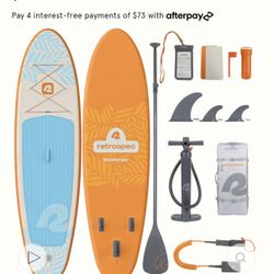 Retrospec Inflatable Paddleboard 10’6”