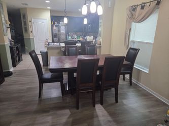 Cherry Wood Dining Set