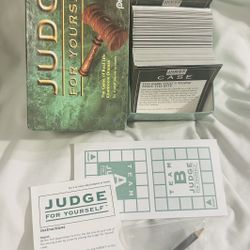 Vintage 1996 Game: Judge For Yourself 