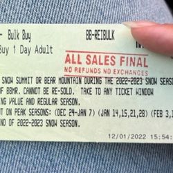 Big Bear / Summit Lift Ticket