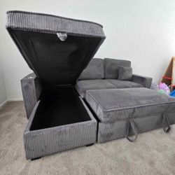 ✅️✅️Convertible Sectional W/ Cup Holder & W/ USB Port✅️✅️