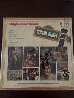 Sesame Street vinyl record!