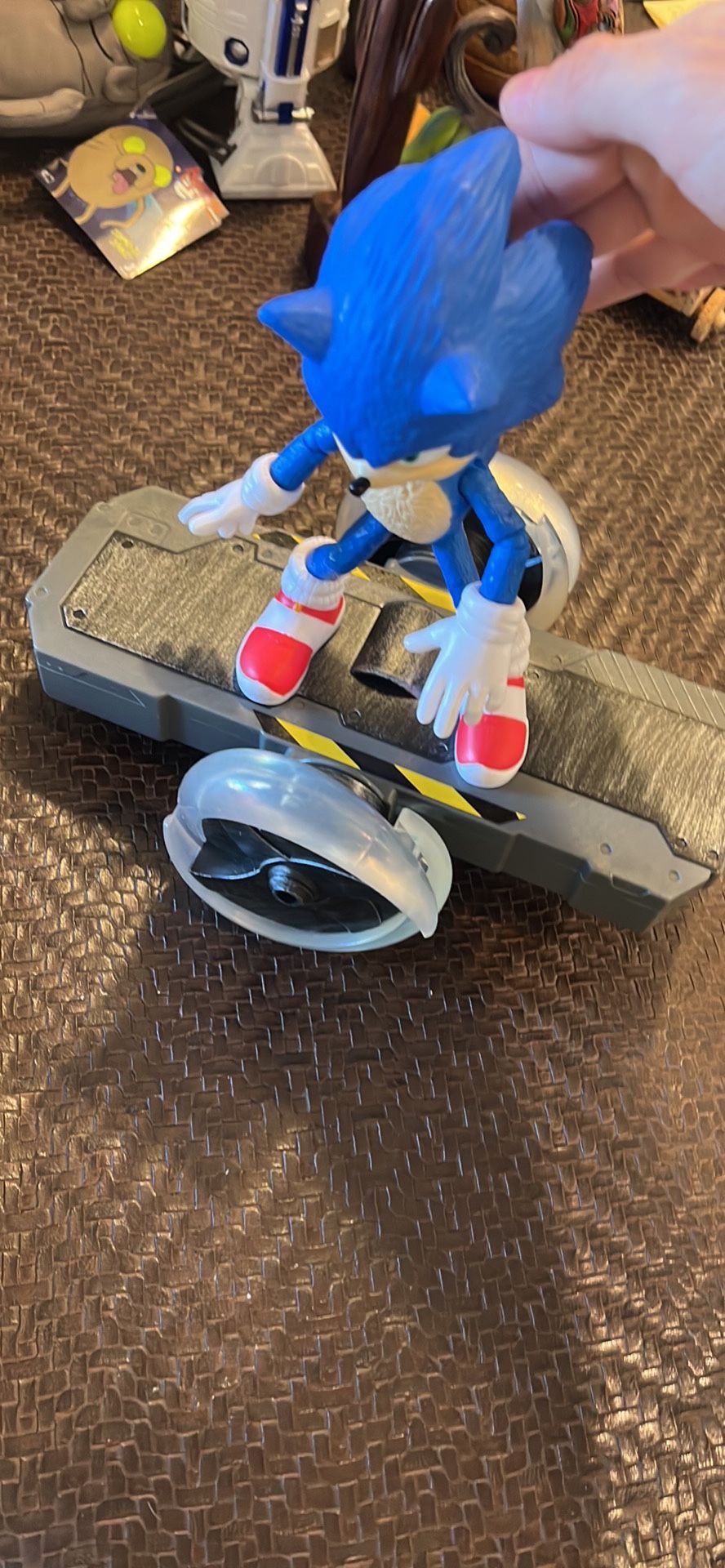 Sonic the Hedgehog Sonic 2 Movie - Sonic Speed RC Vehicle, Blue/ Grey