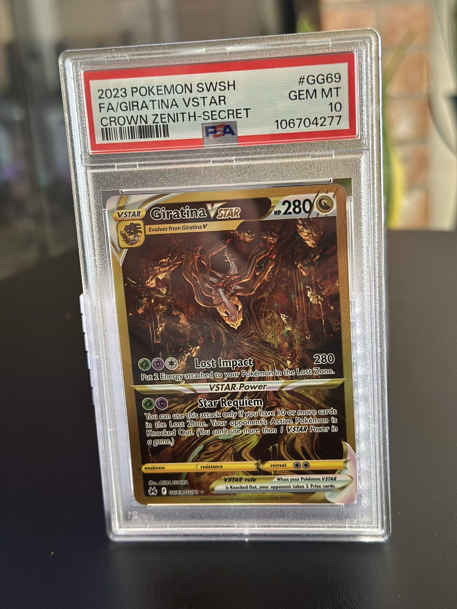 Giratina GG69 PSA 10 Pokemon