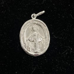 Mexcio Religious Sterling Silver Pendant