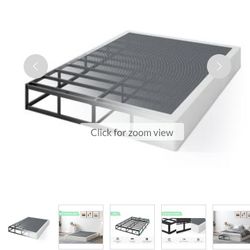 "King"9 Inch High Profile Box Spring, Sturdy Metal Frame Mattress Foundation, Quiet & Noise-Free