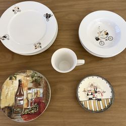 Wine Themed Dinnerware