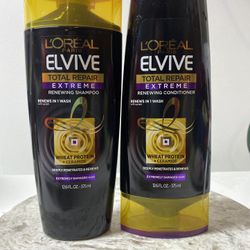 L’Oréal Elvive Total Repair Extreme Shampoo And Conditioner 
