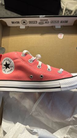 Never worn mid rise pink converse