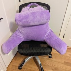 Wayfair TV and Reading Bolster/Backrest Pillow Cover & Insert (Purple)