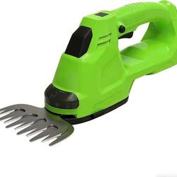 new Grass Trimmer Electric Hedge Trimmer，Cordless Grass Shear，Shrubbery Trimmer Electric Compatible with 20-21V MAX Battery(Battery Not Included)(Tea 
