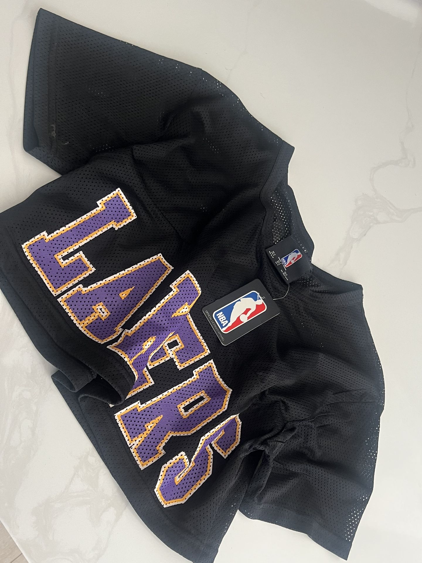 Women’s Mesh Crop Top Lakers Jersey