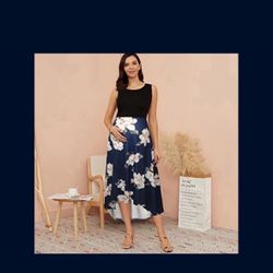 H&JOY Women Maternity Nursing Dress Spaghetti Midi Floral Dress Pregnancy Breastfeeding Maternity Summer Dress