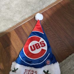 CHICAGO CUBS SANTA 🎅 HAT NEW