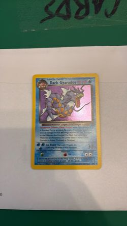 Dark Gyarados Holo Pokémon Card