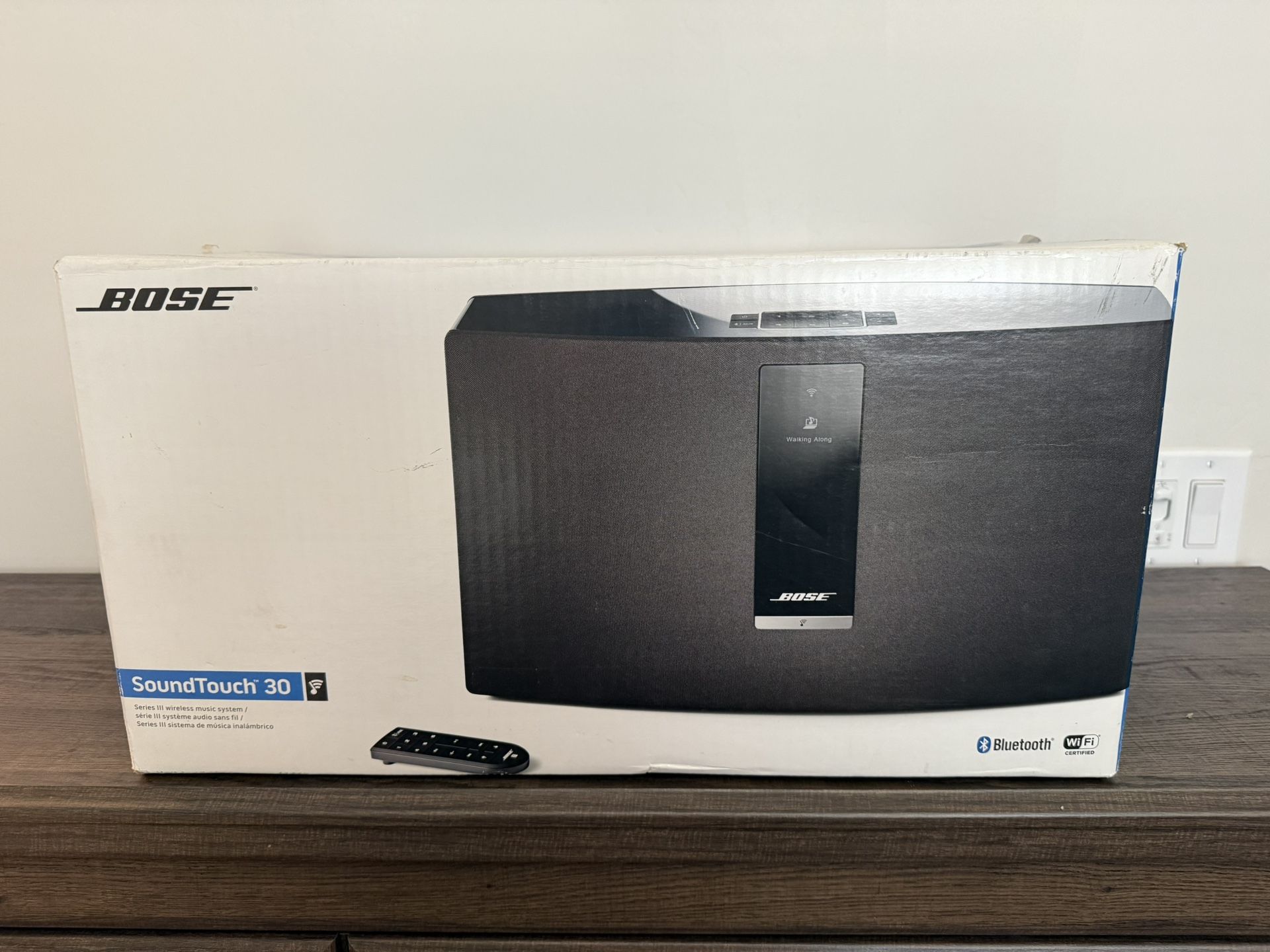 Bose 738102-1100 SoundTouch 30 Wireless Speaker, Black