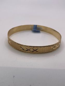 14kt solid bangle