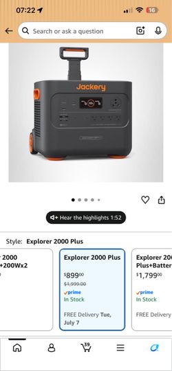 Jackery 2000 plus