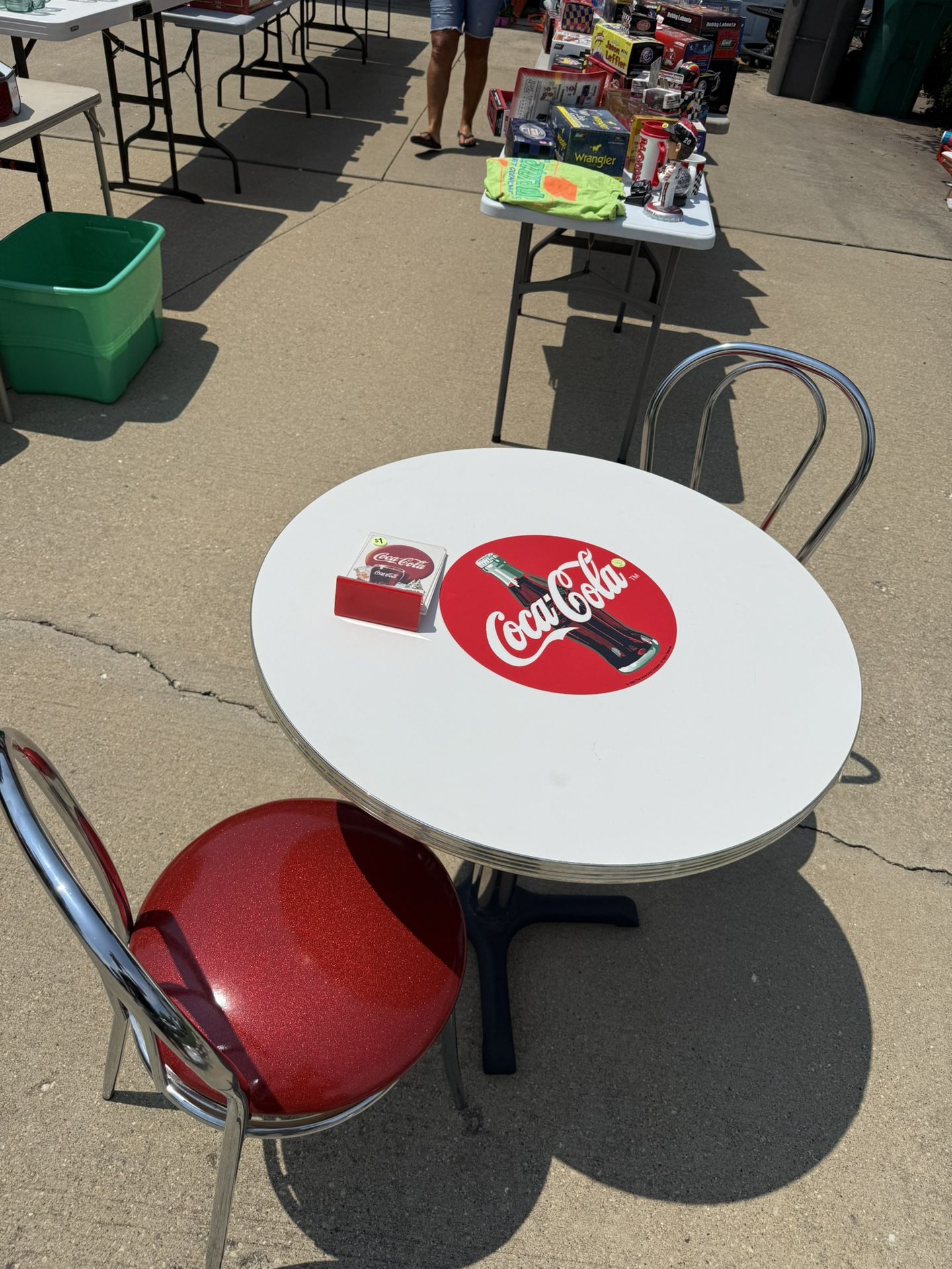Vintage Coca Cola Table and Chairs Set