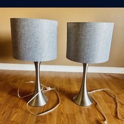 Lamp Set Brushed Nickel