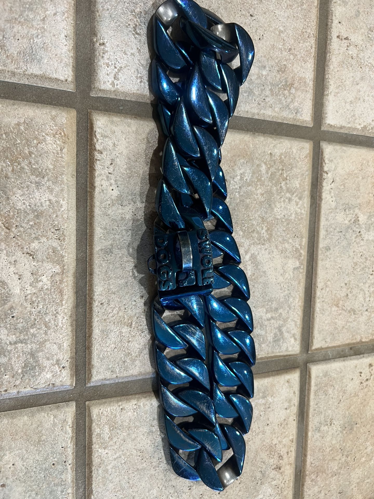 Swole Dog Collar Chain And Leash 