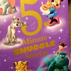 Disney 5 Minute Snuggle Stories/Storybook Collection Large Book.