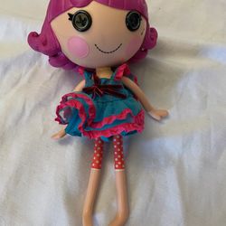 Moxie Girlz Lalaloopsy Interactive Feature Doll missing her top hat 
