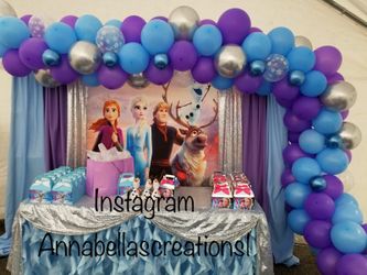 Frozen party decor, party decorations, frozen theme,