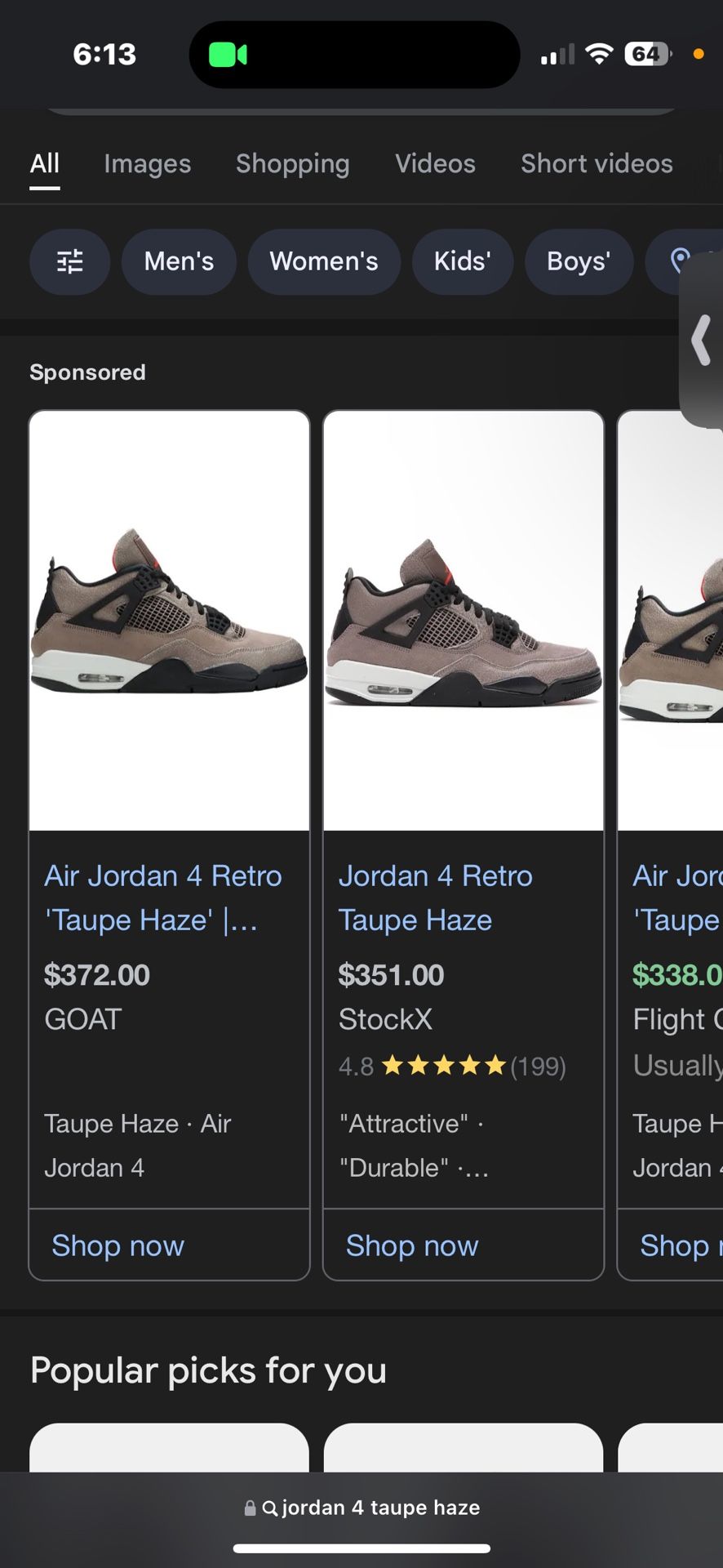 Jordan 4 “taupe Haze”