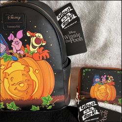 Loungefly Disney WINNIE THE POOH -GLOW IN THE DARK BUNDLE (Price Is Firm) More In Profile 🎃