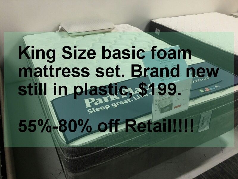 King Size Mattress Set brand new still in plastic