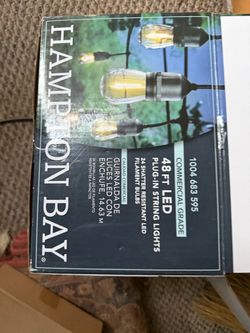 Hampton Bay 48 FT LED Outdoor String Lights
