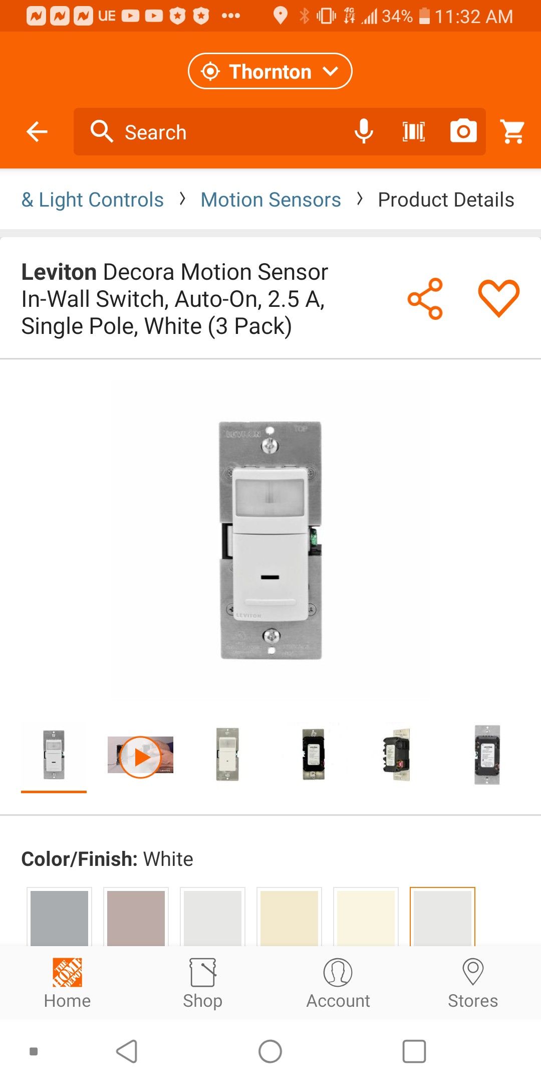 Decora Auto Motion Sensors