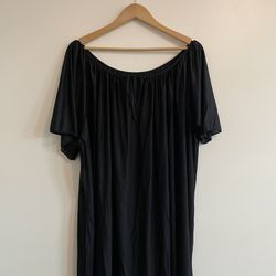 Vintage Off the Shoulder Chemise Tunic Night Gown Dress Sz 2X