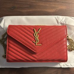 Yves Saint Laurent Red Bag