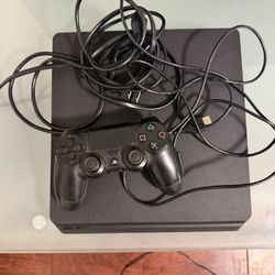 PS4 With Cables And Controller
