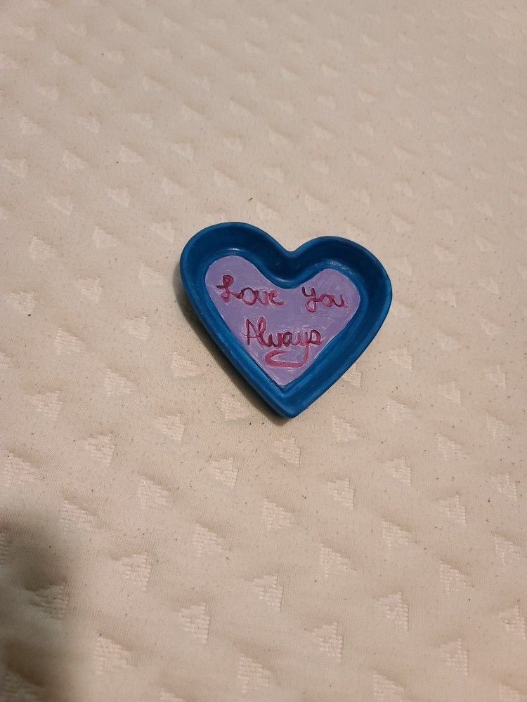 Heart Shaped Ceramic...I Don't Give My Number Out For Privacy Resons 