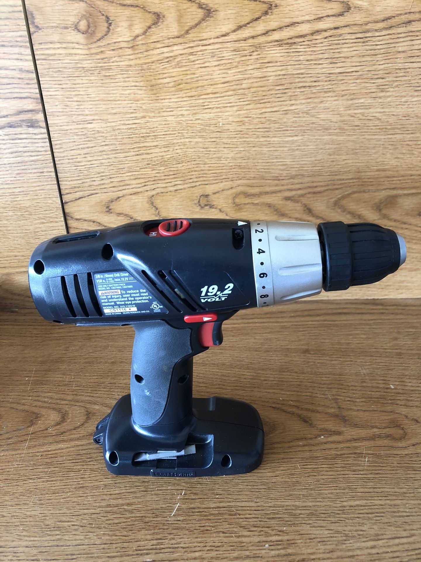 Brand New Craftsman CS1116 19.2-Volt 3/8” Drill / Driver (Tool-Only) !!!