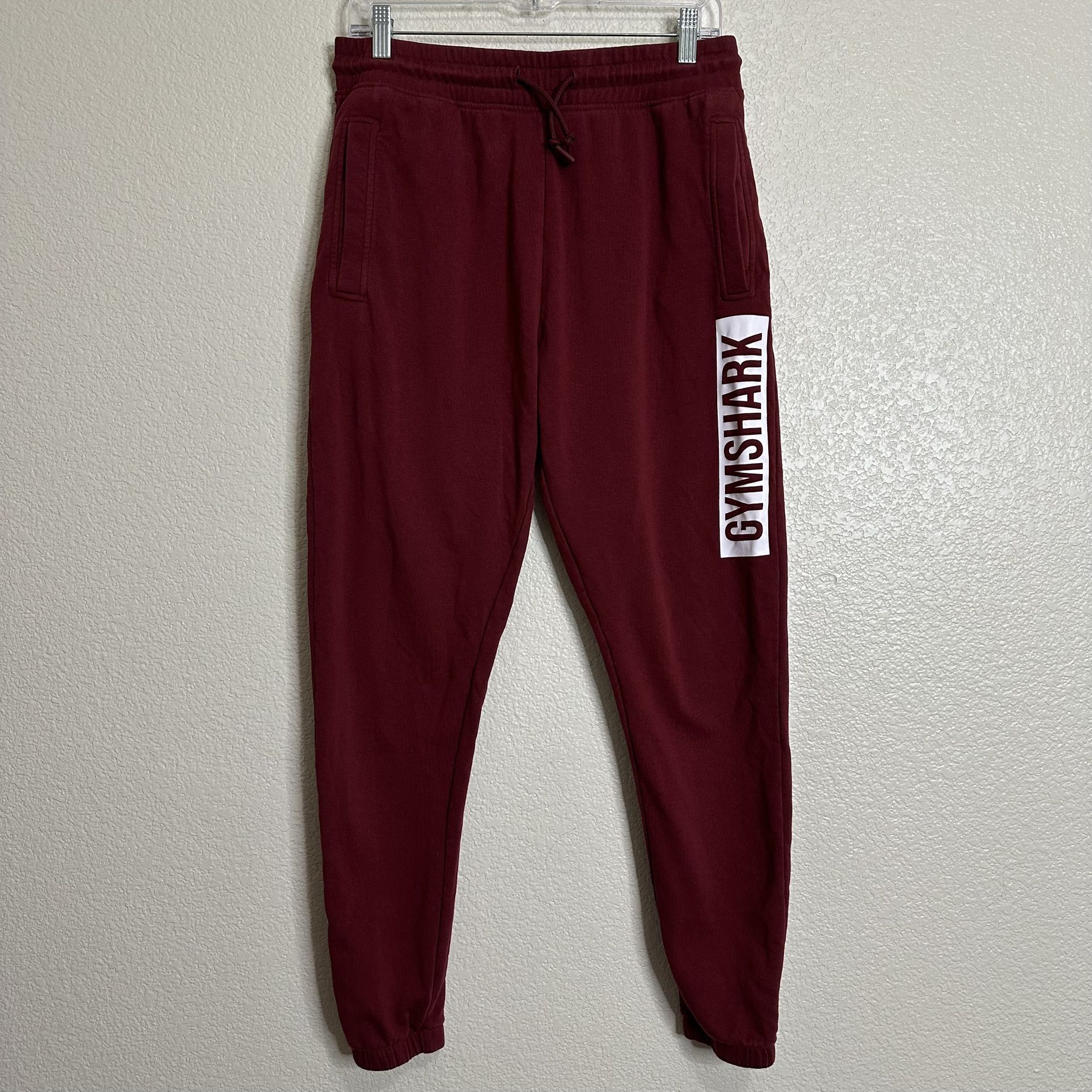 Gymshark Women's Maroon Athletic Jogger Pants, Sz Medium